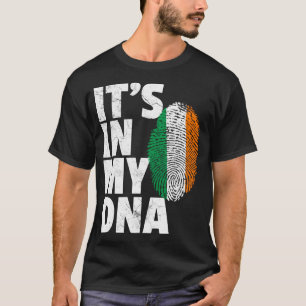 IT'S IN MY DNA Irish Ireland Flag St Patrick's Day T-Shirt