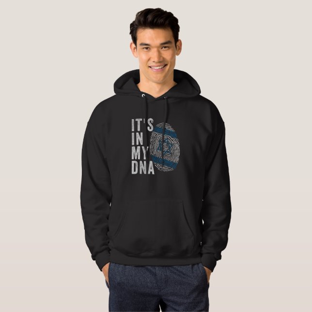 It's In My DNA - Israel Flag Hoodie (Front Full)