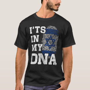 It's In My DNA Israelis Fingerprint Proud Israel F T-Shirt