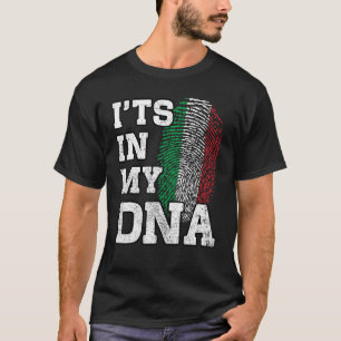 It's In My DNA Italian Fingerprint Proud Italy Fla T-Shirt