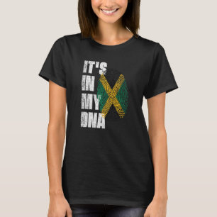 IT'S IN MY DNA Jamaica Flag Jamaican T-Shirt