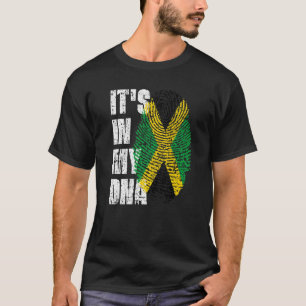 It's In My Dna Jamaica Flag Jamaican T-Shirt