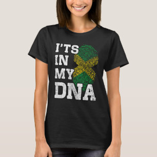 It's In My DNA Jamaican Fingerprint Proud Jamaica T-Shirt