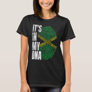Its In My Dna Jamaican Flag Jamaica Boy Girl T-Shirt