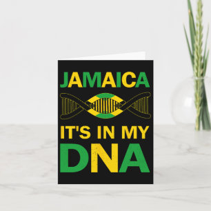 It's In My Dna Jamaican Independence Day Since 196 Card