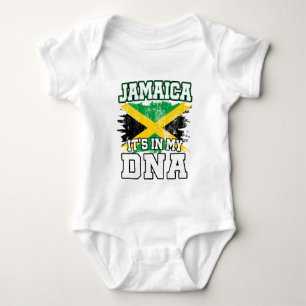It's In My DNA Jamaican Pride Jamaica Flag Lover Baby Bodysuit