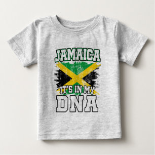 It's In My DNA Jamaican Pride Jamaica Flag Lover Baby T-Shirt