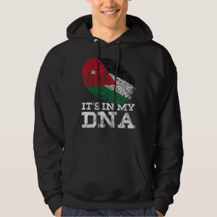 It's In My Dna Jordan Country Flag Genes Vintage J Hoodie