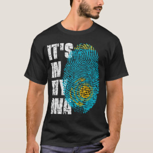 IT'S IN MY DNA Kazakhstan Flag Boy Girl Gift T-Shirt