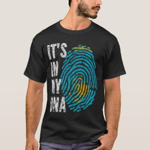 IT'S IN MY DNA Kazakhstan Flag Men Women Kids T-Shirt