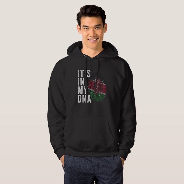 It's In My DNA - Kenya Flag Hoodie (Front Full)