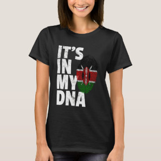 IT'S IN MY DNA Kenyan Kenya Flag Pride National Co T-Shirt
