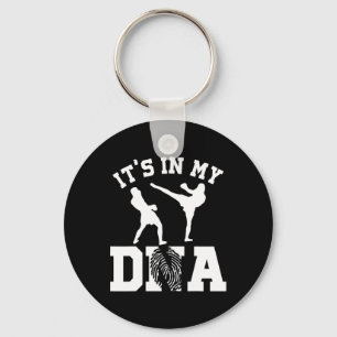It's In My Dna Kickboxing Gifts Key Ring