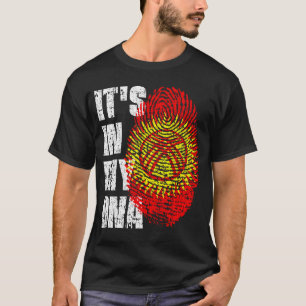 IT'S IN MY DNA Kyrgyzstan Flag Boy Girl Gift T-Shirt