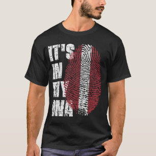 IT'S IN MY DNA latvia Flag Boy Girl Gift T-Shirt