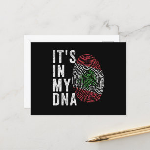 It's In My DNA - Lebanon Flag Postcard