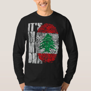It's In My Dna Lebanon Graphic For Men Women Leban T-Shirt