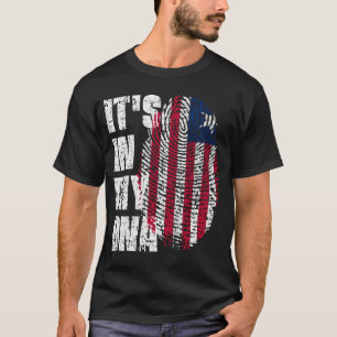 IT'S IN MY DNA Liberia Flag Boy Girl Gift T-Shirt