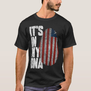 It's In My DNA Liberian Proud Liberia Flag T-Shirt