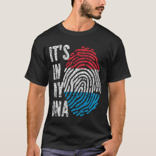IT'S IN MY DNA Luxembourg Flag Men Women Kids T-Shirt
