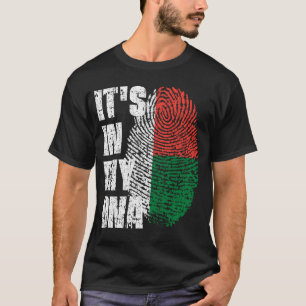 IT'S IN MY DNA Madagascar Flag Boy Girl Gift T-Shirt