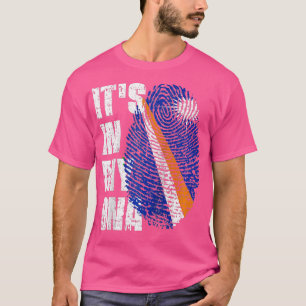 IT'S IN MY DNA Marshall Islands Flag Marshallese R T-Shirt