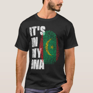 IT'S IN MY DNA Mauritania Flag T-Shirt