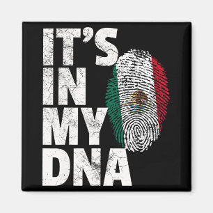 It's In My Dna Mexican Mexico Flag Cinco De Mayo G Magnet
