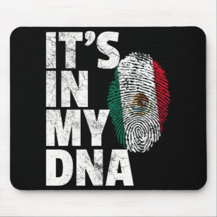 It's In My Dna Mexican Mexico Flag Cinco De Mayo S Mouse Mat