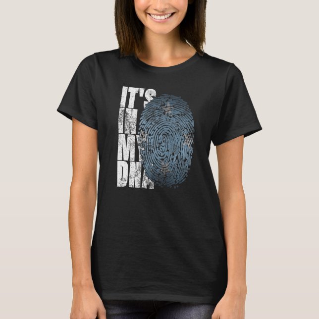 It's In My Dna Micronesia Graphic For Men Micrones T-Shirt (Front)