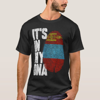 It's In My DNA Mongolian Shirt Proud Gift Mongolia