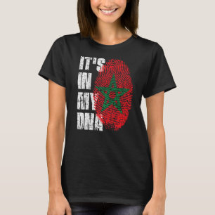 It's In My Dna Morocco Flag Moroccan T-Shirt