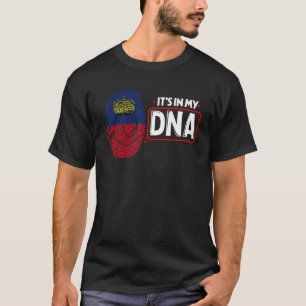 Its In My DNA National Flag Liechtensteiner Patrio T-Shirt