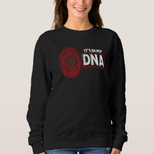 Its In My DNA National Flag Moroccan Patriotic Mor Sweatshirt