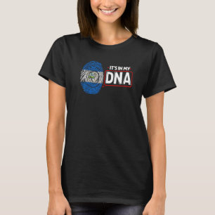 Its In My DNA National Flag Nicaraguan Patriotic N T-Shirt