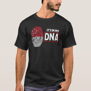 Its In My DNA National Flag Singaporean Patriotic  T-Shirt