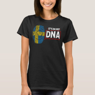 Its In My DNA National Flag Swedish Patriotic Swed T-Shirt