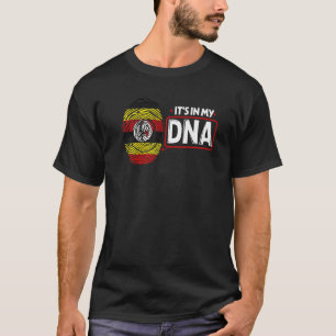 Its In My DNA National Flag Ugandan Patriotic Ugan T-Shirt