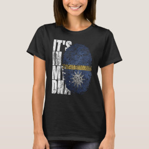 It's In My Dna Nauru Graphic For Men Women Kids Na T-Shirt