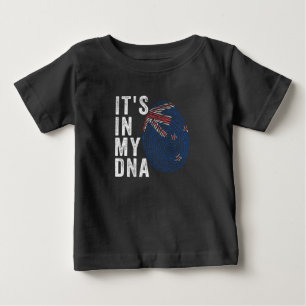 It's In My DNA - New Zealand Flag Baby T-Shirt