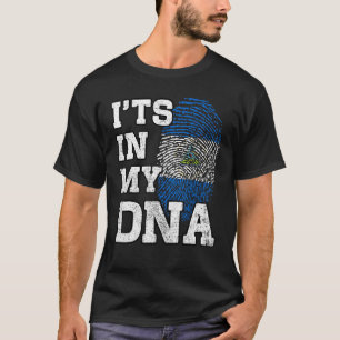 It's In My DNA Nicaraguan Fingerprint Proud Nicara T-Shirt