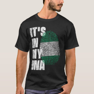 IT'S IN MY DNA Nigeria Flag T-Shirt