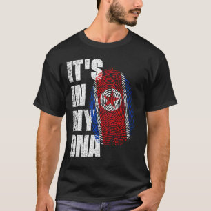 IT'S IN MY DNA North Korea Flag T-Shirt