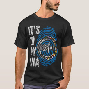 IT'S IN MY DNA Northern Mariana Islands Flag T-Shirt