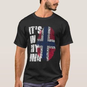 IT's IN MY DNA Norway Flag Norwegian T-Shirt