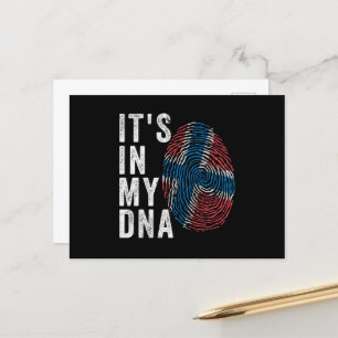 It's In My DNA - Norway Flag Postcard