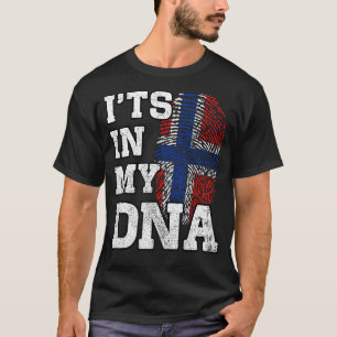 It's In My DNA Norwegian Fingerprint Proud Norway T-Shirt