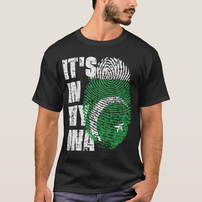 IT'S IN MY DNA Pakistan Flag Boy Girl Gift T-Shirt (Front)