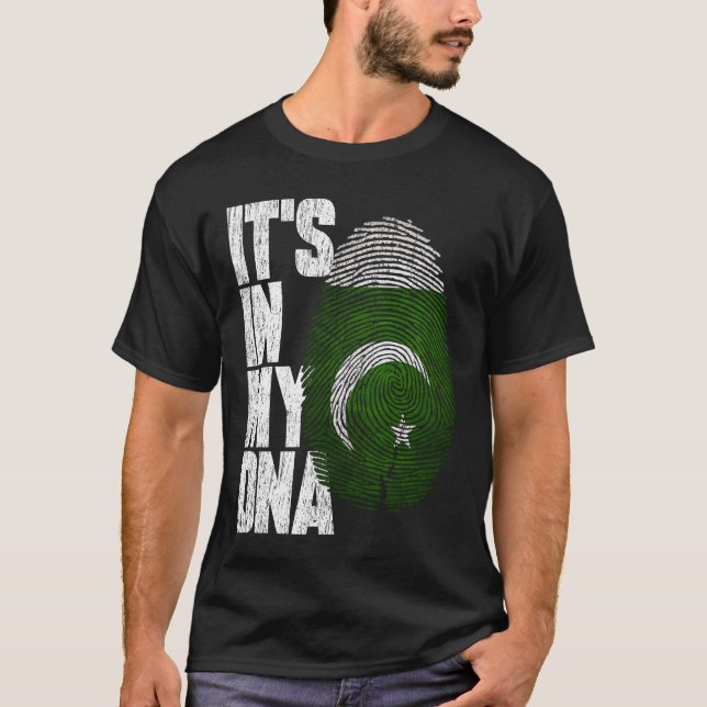 It's In My DNA Pakistani Shirt Proud Gift Pakistan (Front)