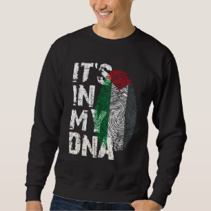 It's In My DNA Palestinian Vintage Palestine Flag Sweatshirt